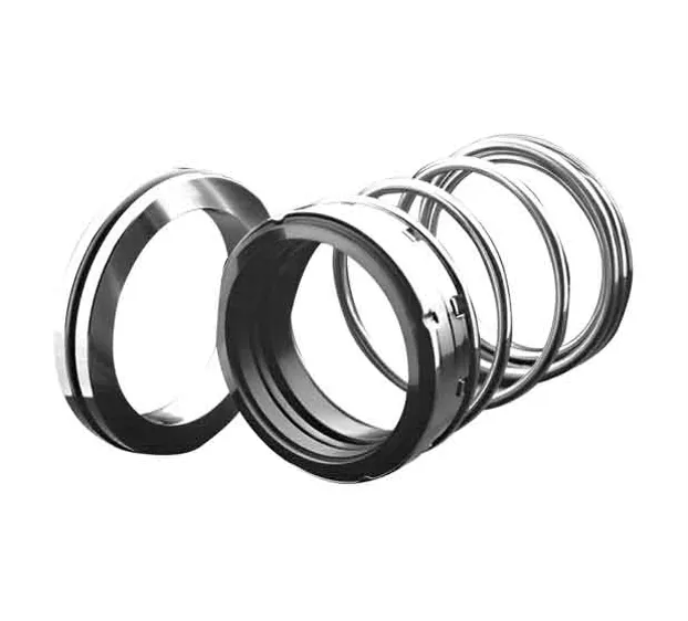 A set of four metal rings and a metal ring