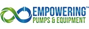 The logo for Empowering Pumps and Equipment