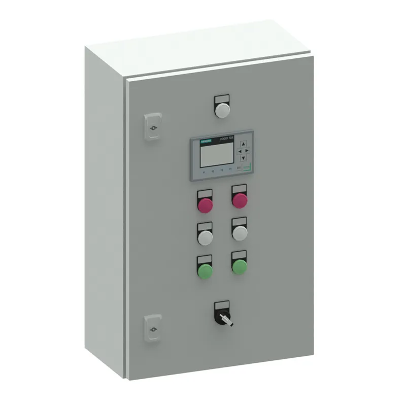 Safejet 16 control cabinet 3D rendered