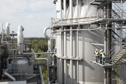 A large industrial plant