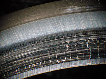 Thermally distressed