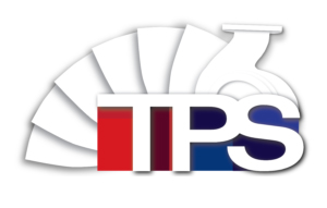 The TPS logo is shown on a white background