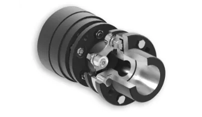 A black and white image of a valve