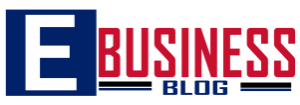 The logo for E Business Blog