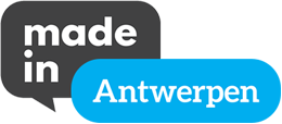 The logo for Made in Antwerpen