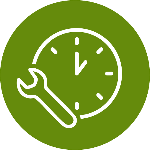 Shorter Servicing Lead Times Icon