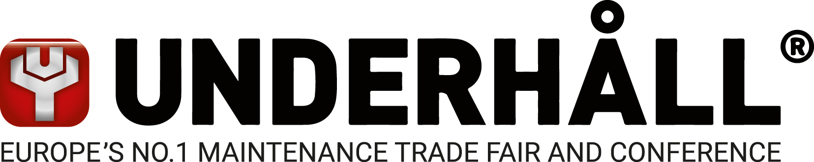 Underhall logo with words 'Europe's no.1 maintenance trade fair and conference'