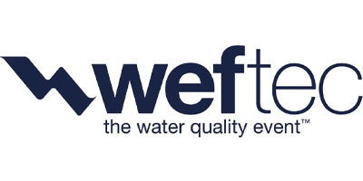 The logo for weftec, with words 'the water quality event'